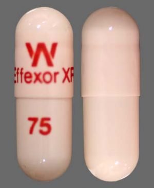 Effexor (Venlafaxine) 75mg capsule