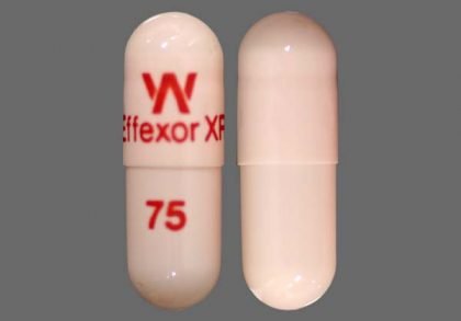 Effexor (Venlafaxine) 75mg capsule