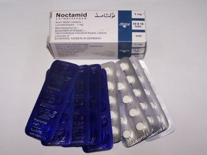 Noctamid (Lormetazepam) 1mg