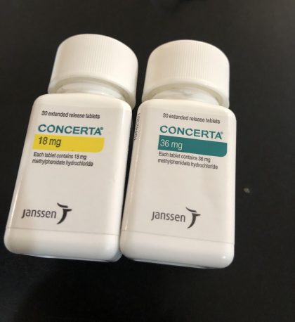 Concerta (Methylphenidate) 18mg